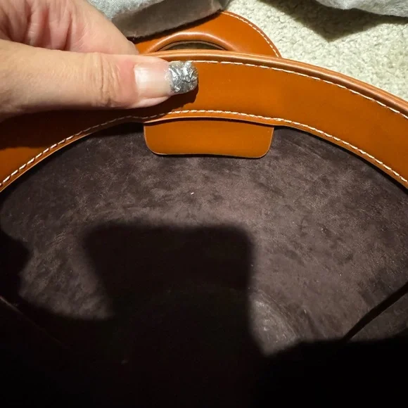 Brown Woven Net Bag - Picture 6 of 6